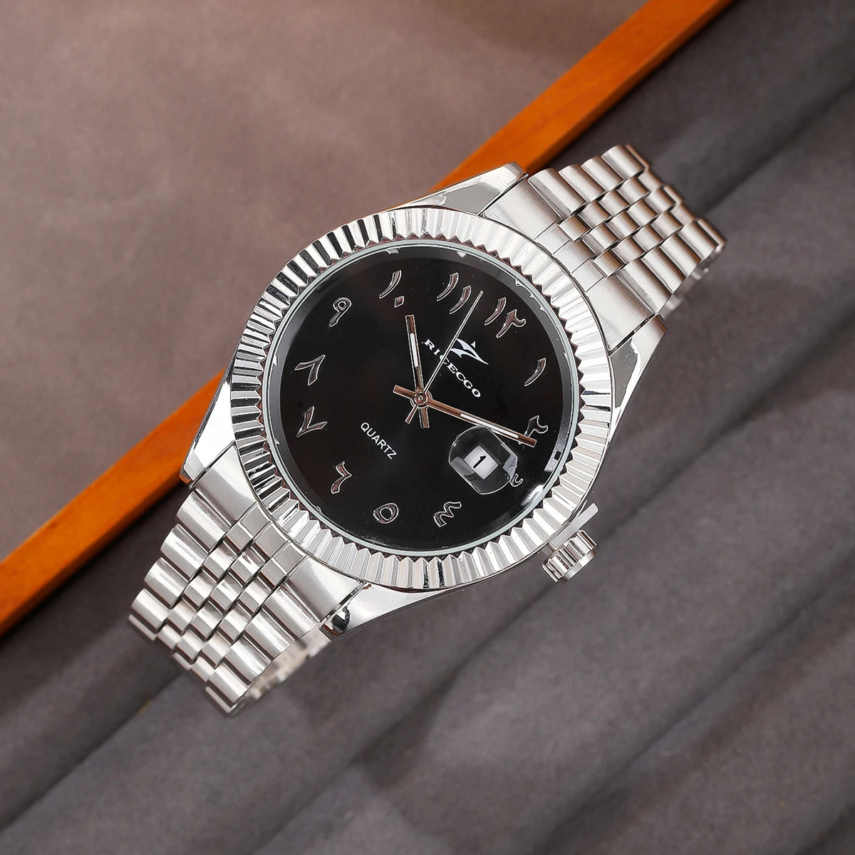 Men’s Luxury Quartz Watch – Stainless Steel, Business & Sport Style