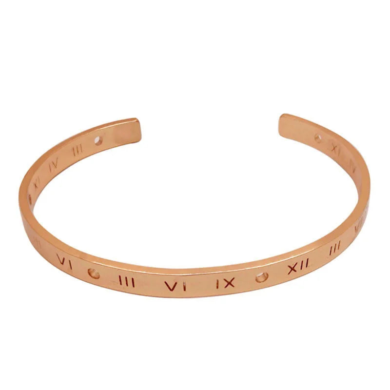 Fashion Crystal Bangle – Stainless Steel Charm Bracelet Gift