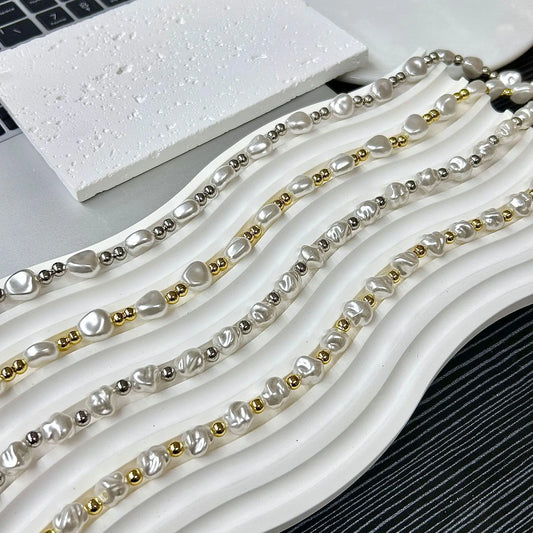 Women’s Pearl Choker Necklace – Stylish Clavicle Chain Pendant