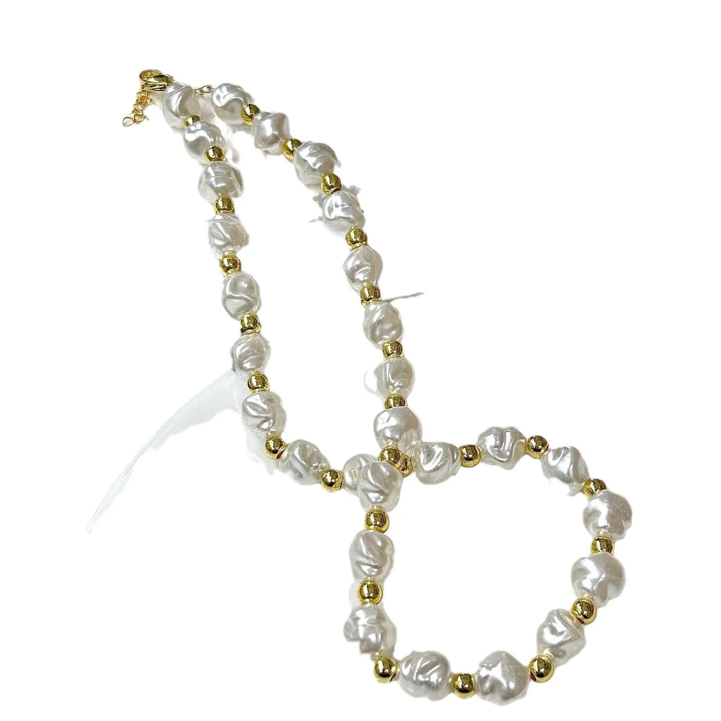 Women’s Pearl Choker Necklace – Stylish Clavicle Chain Pendant