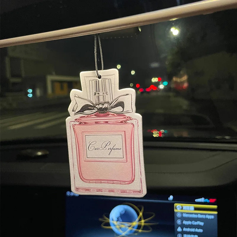 Natural Perfume Pendant – English Pear & Freesia Scent for Car or Home