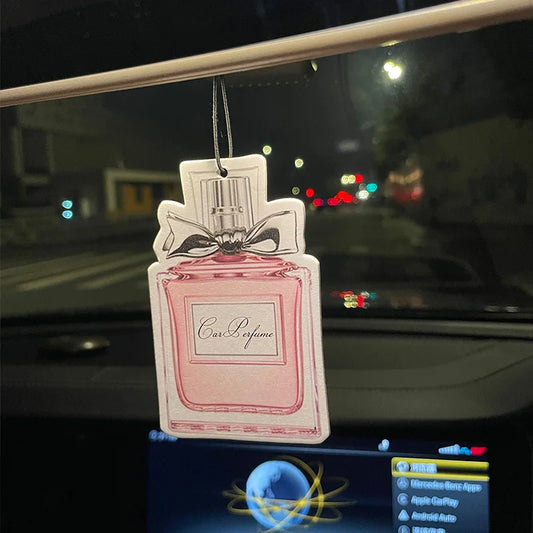 Natural Perfume Pendant – English Pear & Freesia Scent for Car or Home