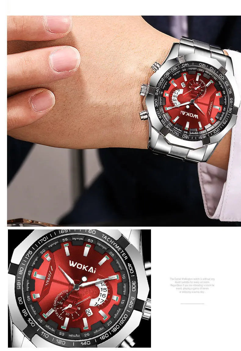 UTHAI CQ277 Men’s Business Quartz Watch – Calendar Luxury Gift