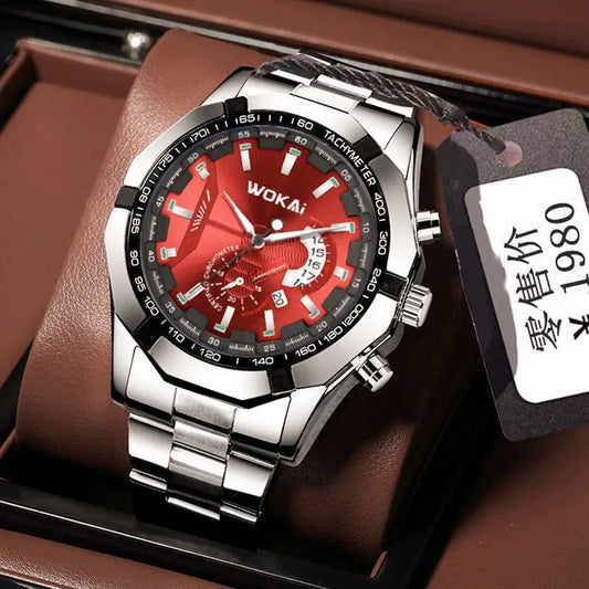 UTHAI CQ277 Men’s Business Quartz Watch – Calendar Luxury Gift