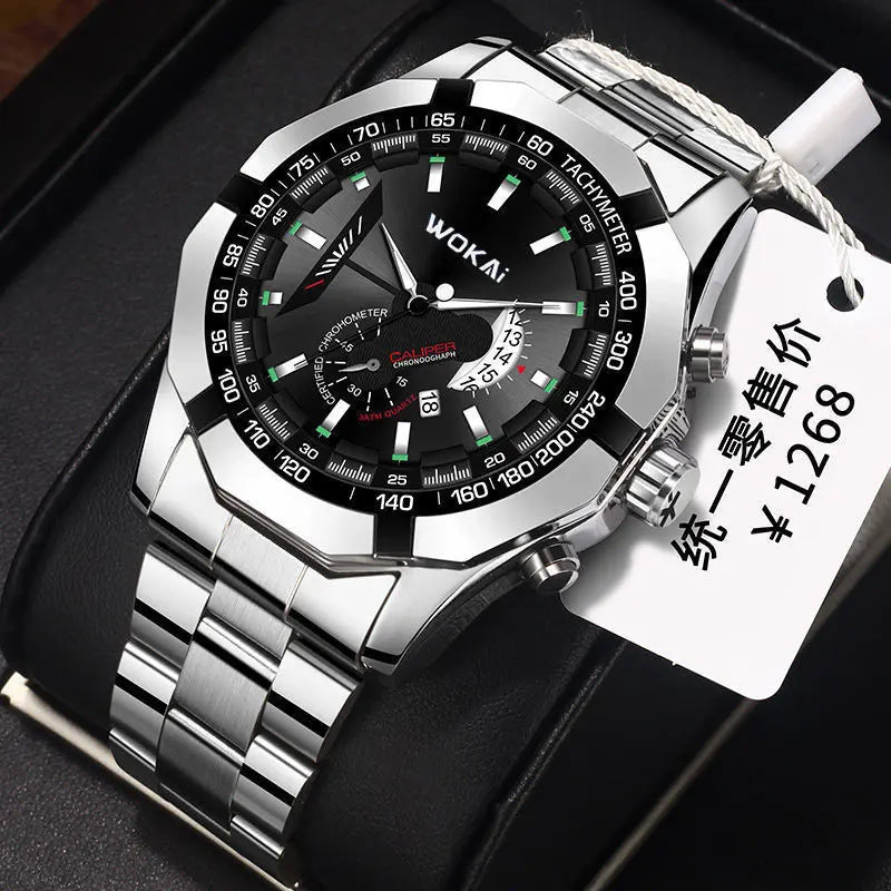 UTHAI CQ277 Men’s Business Quartz Watch – Calendar Luxury Gift