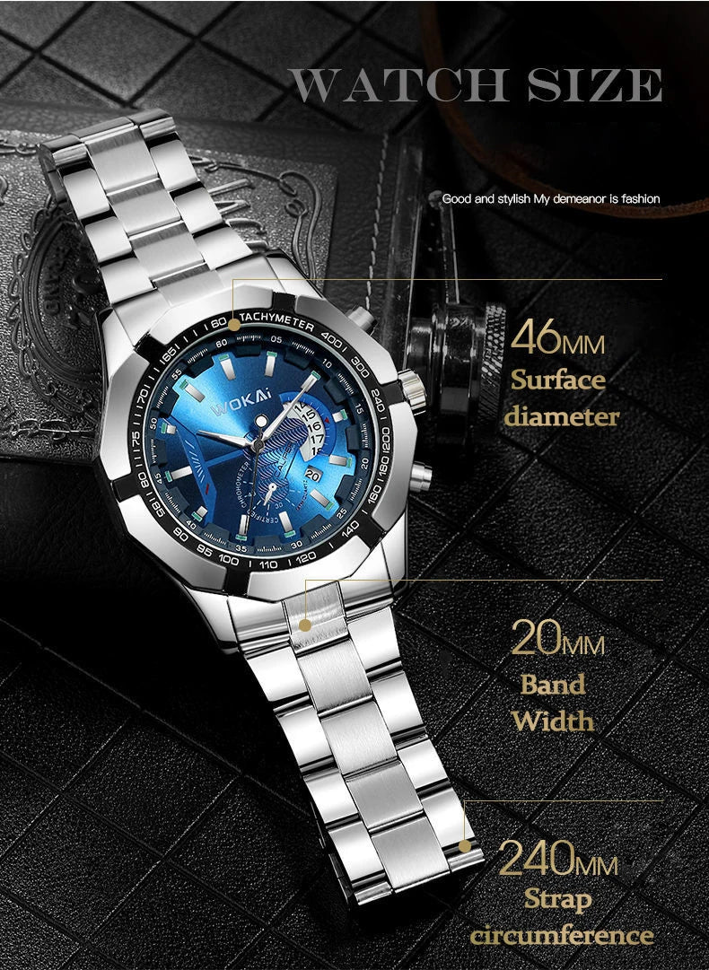 UTHAI CQ277 Men’s Business Quartz Watch – Calendar Luxury Gift