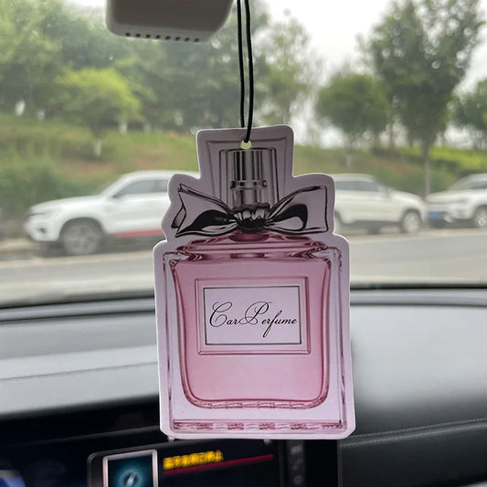 Natural Perfume Pendant – English Pear & Freesia Scent for Car or Home
