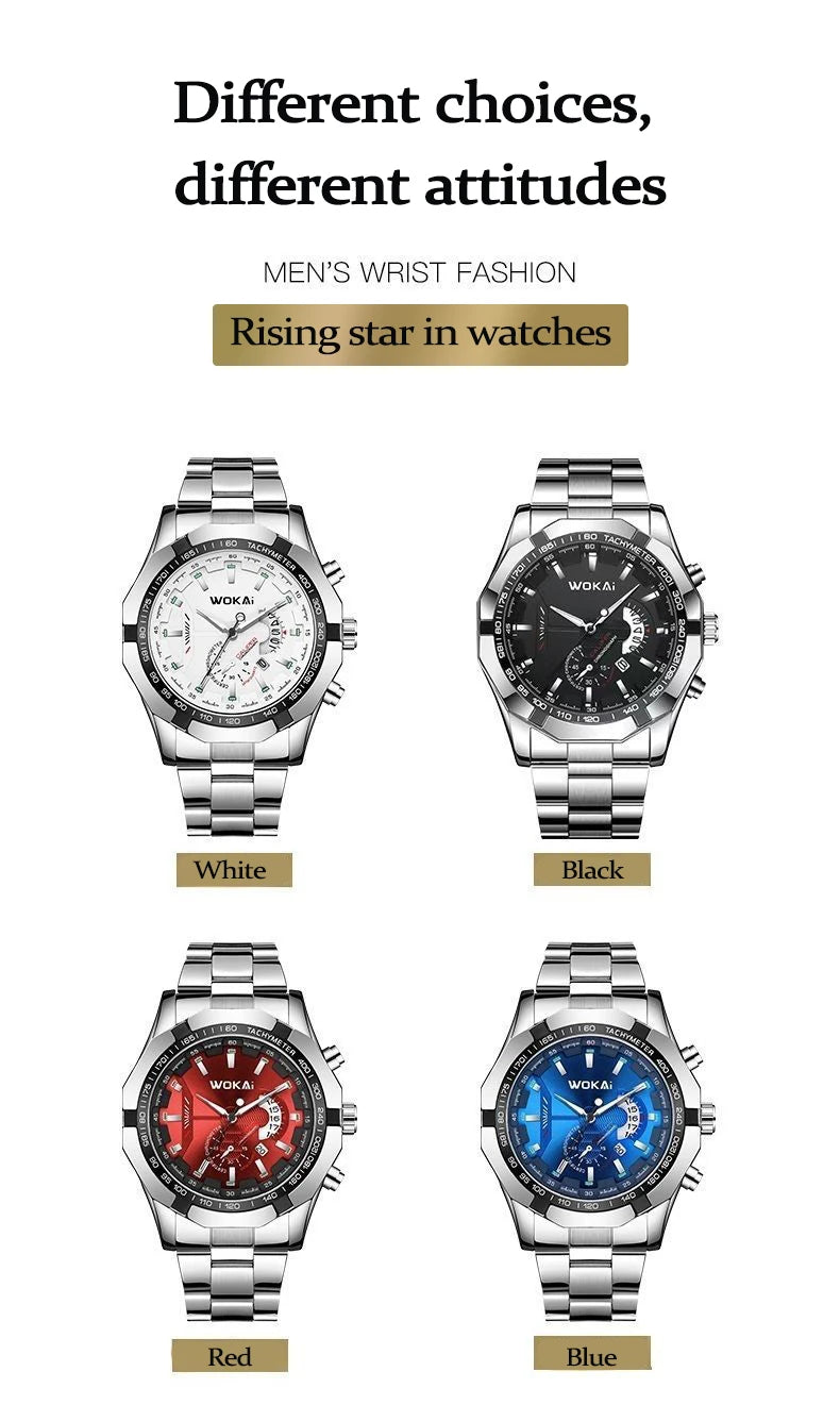 UTHAI CQ277 Men’s Business Quartz Watch – Calendar Luxury Gift