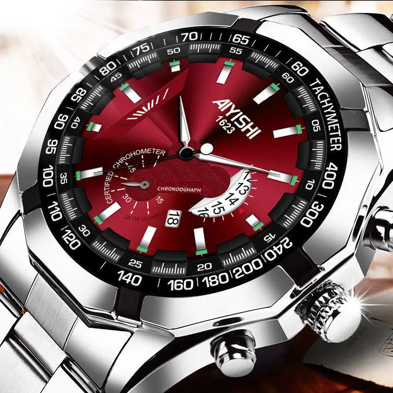 UTHAI CQ277 Men’s Business Quartz Watch – Calendar Luxury Gift
